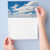 青空 チラシ (手)