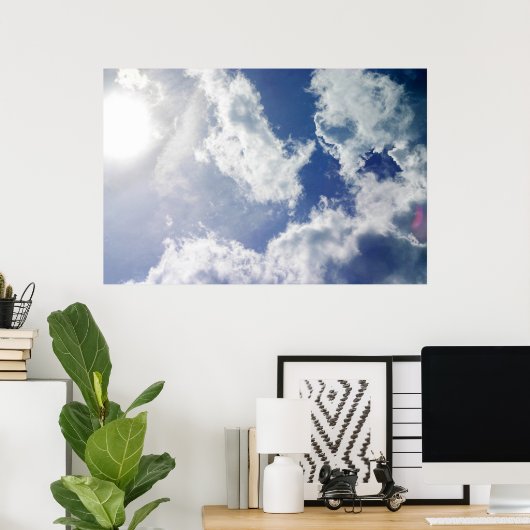 青空 ポスター (ホームオフィス)