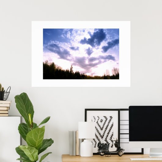 青空 ポスター (ホームオフィス)