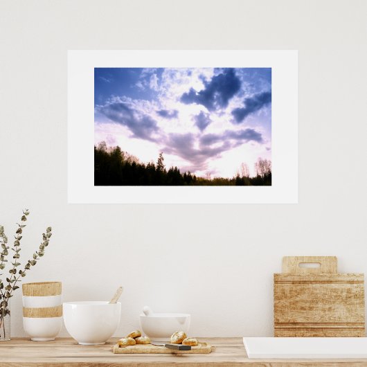 青空 ポスター (キッチン)