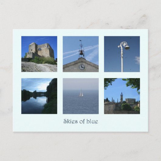 青空 ポストカード (正面)