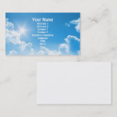 青空 名刺 (正面/裏面)