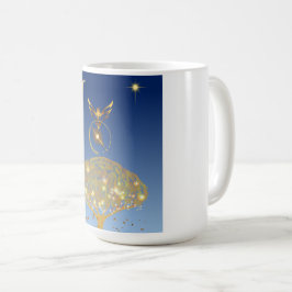青空：星と鳥と黄金の木 コーヒーマグカップ