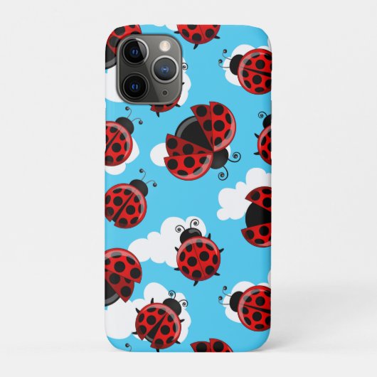 青空 白雲 赤てんとう虫 Case-Mate iPhoneケース (裏)