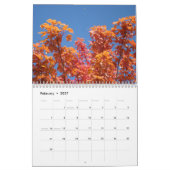 青空 紅葉 カレンダー 色とりどりの落ち葉 (2月 2027)