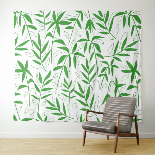 青竹日本の型離れ タペストリー (インサイチュ(横))