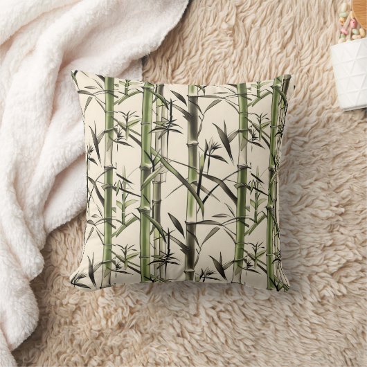 青竹葉茎 クッション (ブランケット)