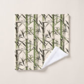 青竹葉茎 バスタオルセット (ウォッシュタオル)