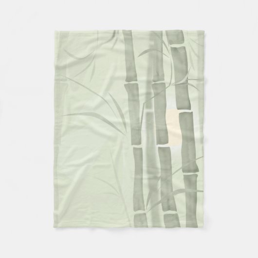 青竹 フリースブランケット (正面)