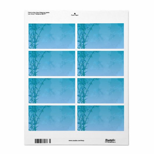 青竹 ラベル (フルシート)