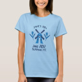 青第70のロゴの女性のTシャツ Tシャツ (正面)