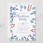 青紅冬の紅葉クリスマスパーティー 招待状 (正面)