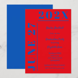 青紅卒業パーティー 招待状