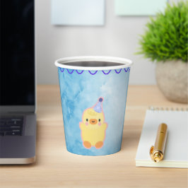青紙カップ子供へ 紙コップ
