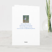 青素晴らしいヘロンがんで重病が治る カード (裏面)