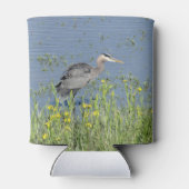 青素晴らしいヘロン川。 缶クーラー (裏面)