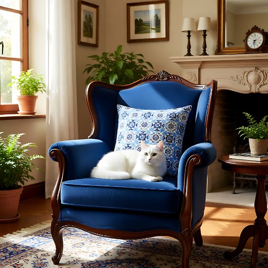 💙青素晴らしアズレホス クッション