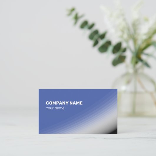 青素晴らし白の黒のシェードとレイ 名刺 (スタンド正面)