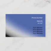 青素晴らし白の黒のシェードとレイ 名刺 (裏面)