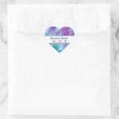 青素晴らし紫結婚のDahlia A11A ハートシール (バッグ)