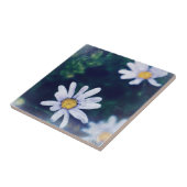 青素晴らし色の黄絵画色の花 タイル (側面)