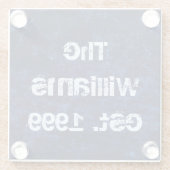 青素晴らし色 ガラスコースター (裏面)