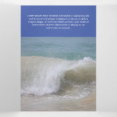 青素晴らし透コンテンポラリー明 三つ折りカード (内部中)