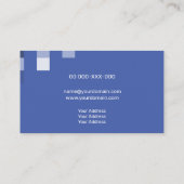 青素晴らし透コンテンポラリー明 名刺 (裏面)