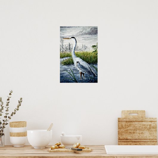 青素晴らし鷺 ポスター (キッチン)