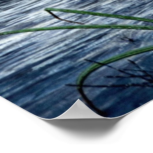 青素晴らし鷺 ポスター (角)