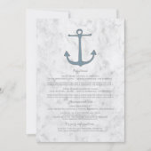 青素朴いかり結婚の情報 招待状 (正面)