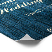 青素朴い木の弦が我々の好きな結婚ように ポスター (角)