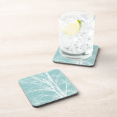 青素朴い白い木の枝 コースター (右側)