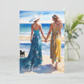 青素朴と黄色の水色マザーズのデイカード (スタンド正面)