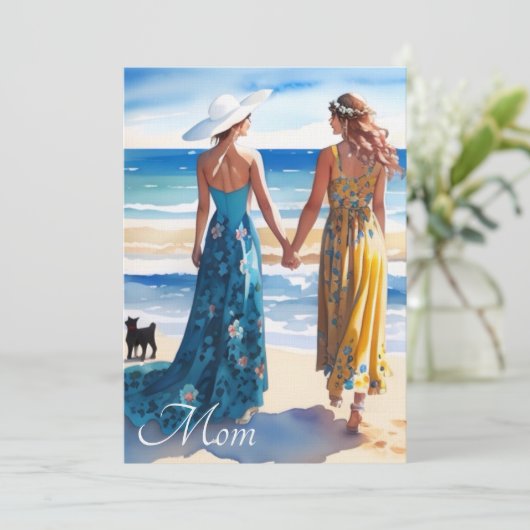 青素朴と黄色の水色マザーズのデイカード (スタンド正面)