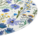 青素朴フランスの園の野草 カッティングボード (角)