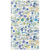 青素朴フランスの園の野草 テーブルクロス (正面)