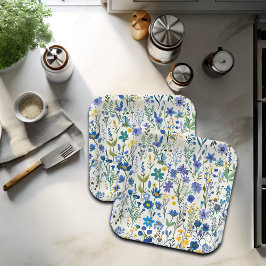 青素朴フランスの園の野草 ペーパープレート