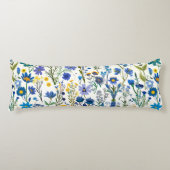 青素朴フランスの園の野草 ボディピロー (正面)