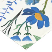 青素朴フランスの園の野草 ロングテーブルランナー (コーナー)