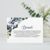 青素朴フローラ結婚詳細 エンクロージャーカード (スタンド正面)