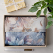 青素朴ヴィンテージインスパイアフローラティッシュペーパー 薄葉紙 (ギフト)