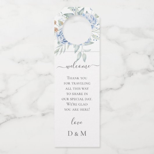 青素朴冬のフローラ結婚ズ ボトルネックタグ (正面)