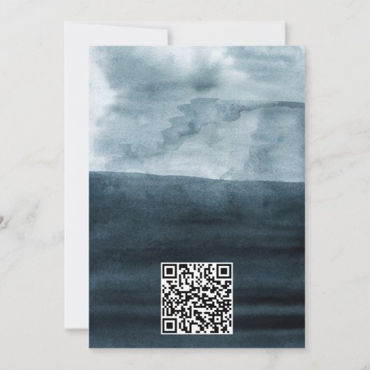 青素朴山の水の色の保存日付 セーブザデート (裏面)