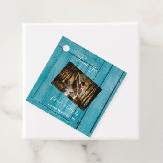 青素朴木の写真結婚の贈り物 フェイバータグ (インサイチュ)