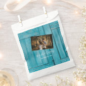 青素朴木の写真結婚の フェイバーバッグ (クリップ留めされた状態)