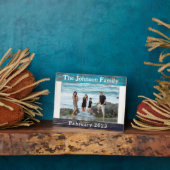 青素朴木ファミリ名フォトフレーム フォトプラーク (側面)