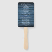 青素朴木弦灯結婚式 プログラム ハンドファン (裏面)