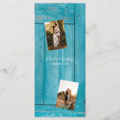 青素朴木4枚結婚の写真 メニュー (裏面)