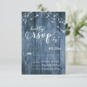 青素朴木、ホワイトライトストリングRSVP 出欠カード (スタンド正面)